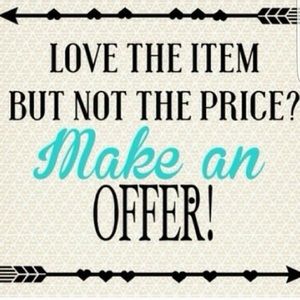 Reasonable offers will be accepted or countered!